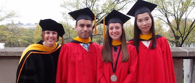 Group of students at graduation