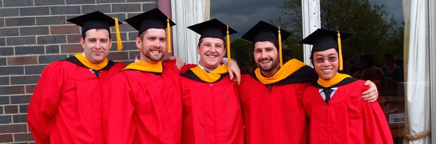 group of students at graduation