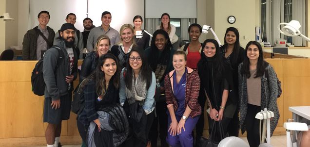 Group of students on the Tour of Simulation Learning Center