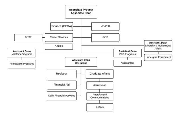 Faculty organizational chart