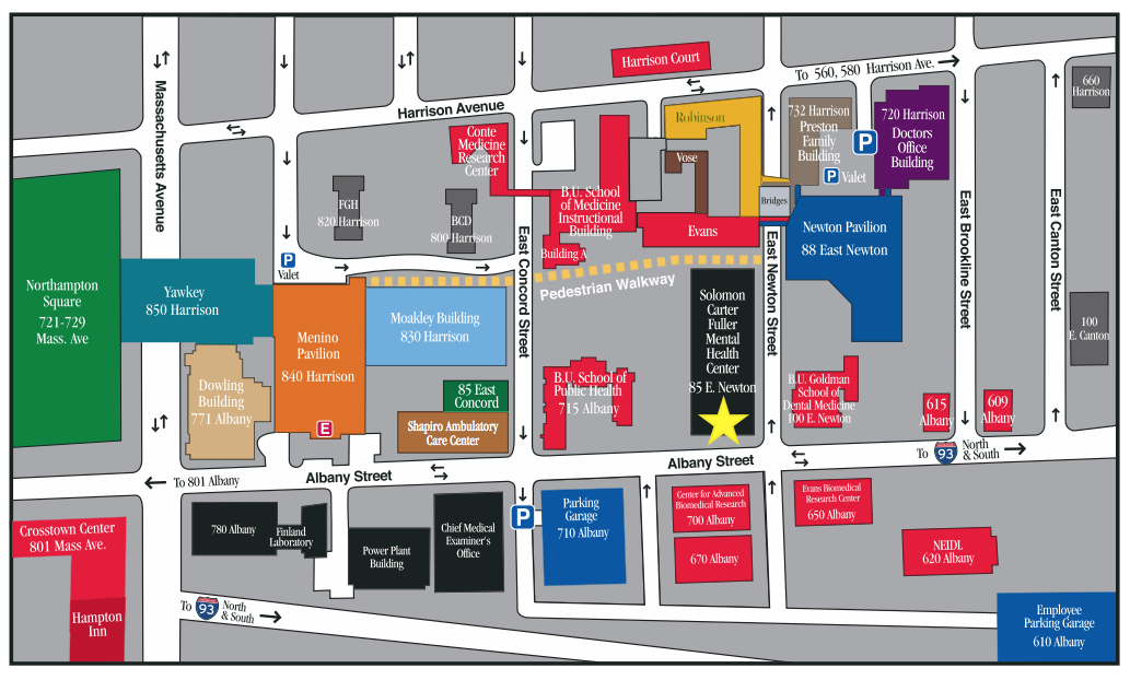 Map of BU campus