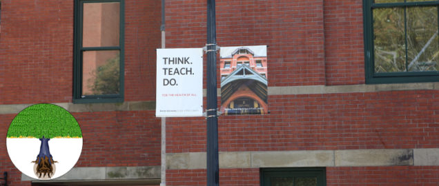 Boston University campus banner