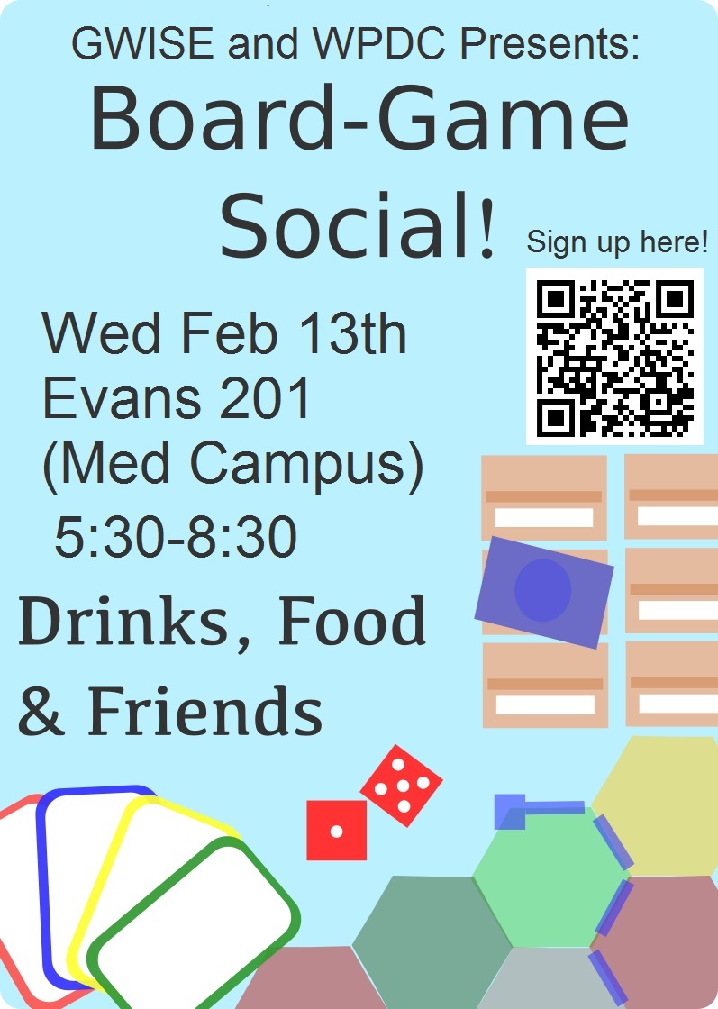 GWISE board game event on Medical Campus Feb. 13 Graduate Medical