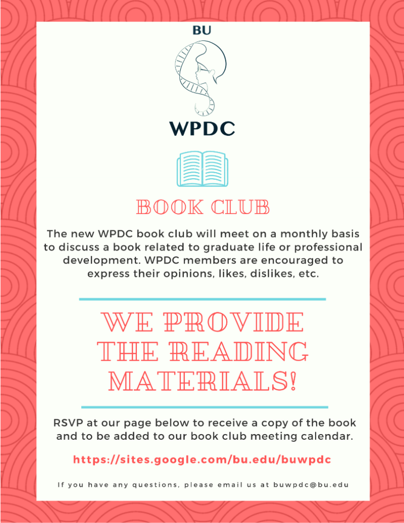 WPDC Book Club | Graduate Medical Sciences
