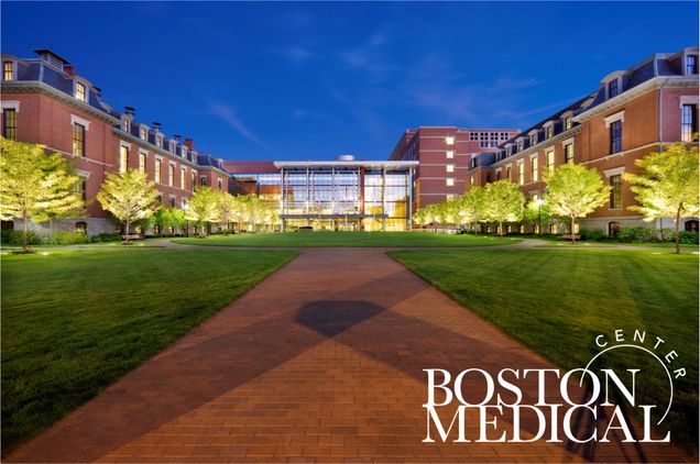 Boston Medical Center BMC lawn