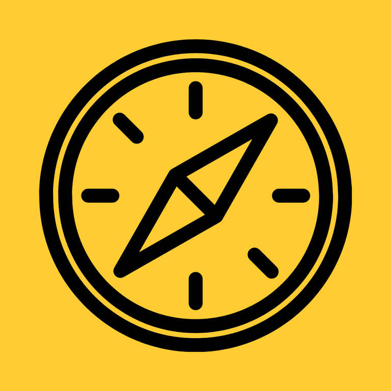 Scheme of a compass.