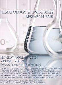 Section of Hematology &amp; Oncology Research Fair