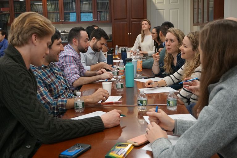 Residents at an Wellness Committee event