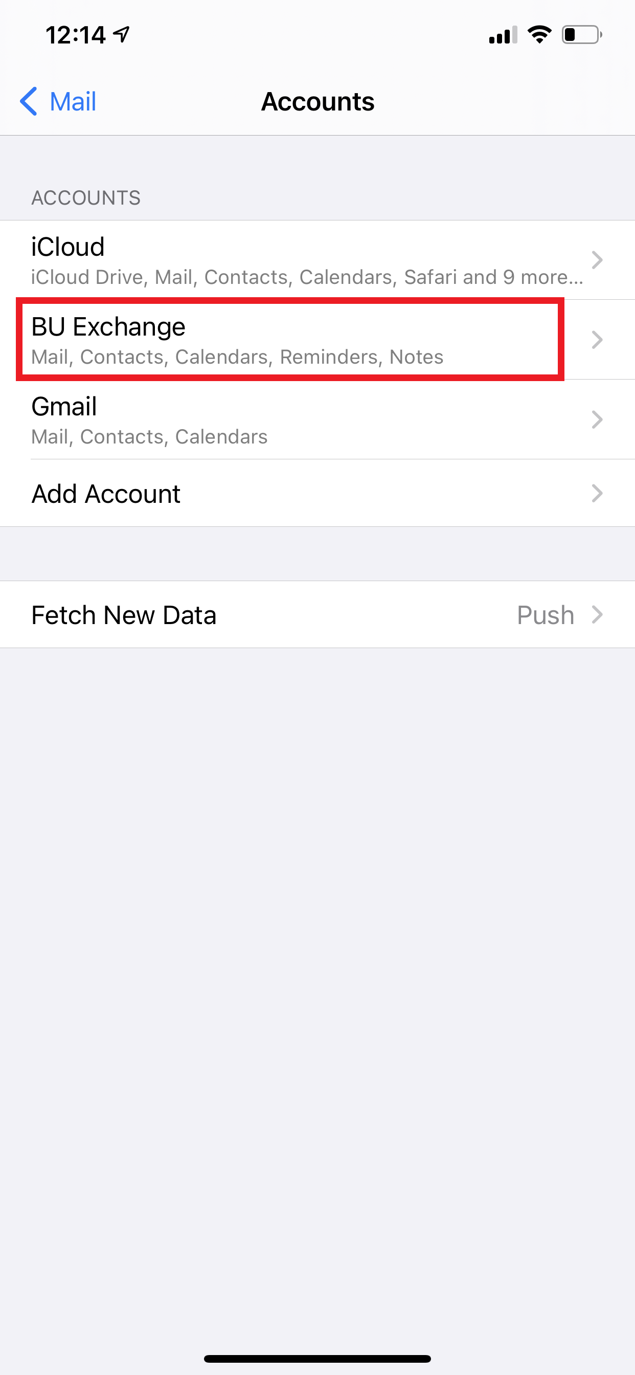 how-to-remove-and-re-add-bu-email-on-iphone-ipad-bumc-information