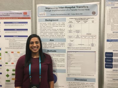 Swetha Ramachandran, MD  - Improving Inter-Hospital Transfers Through Implementation of a Transfer Accept Note