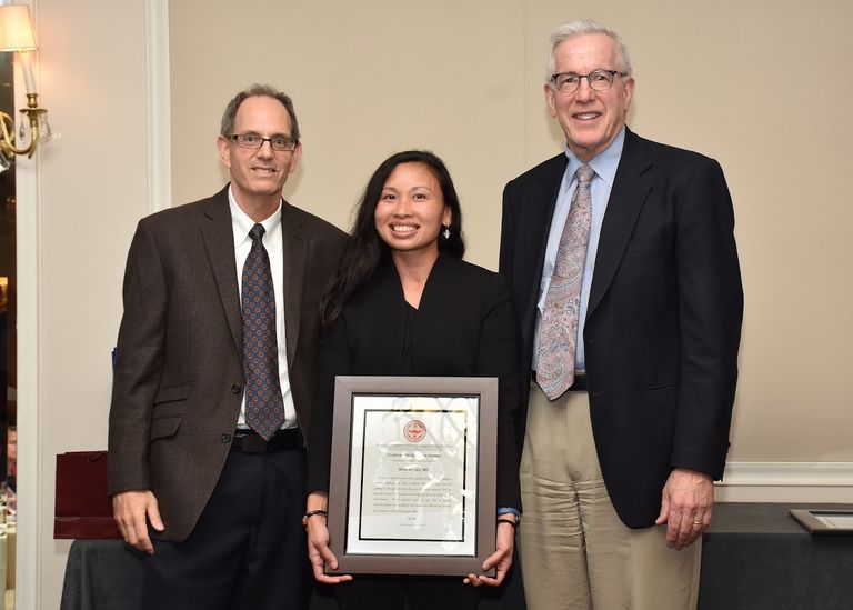 Drs. Orlander & Coleman with awardee