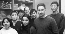 Group photo with visiting scientist from Italy, Paola Pala (center front).