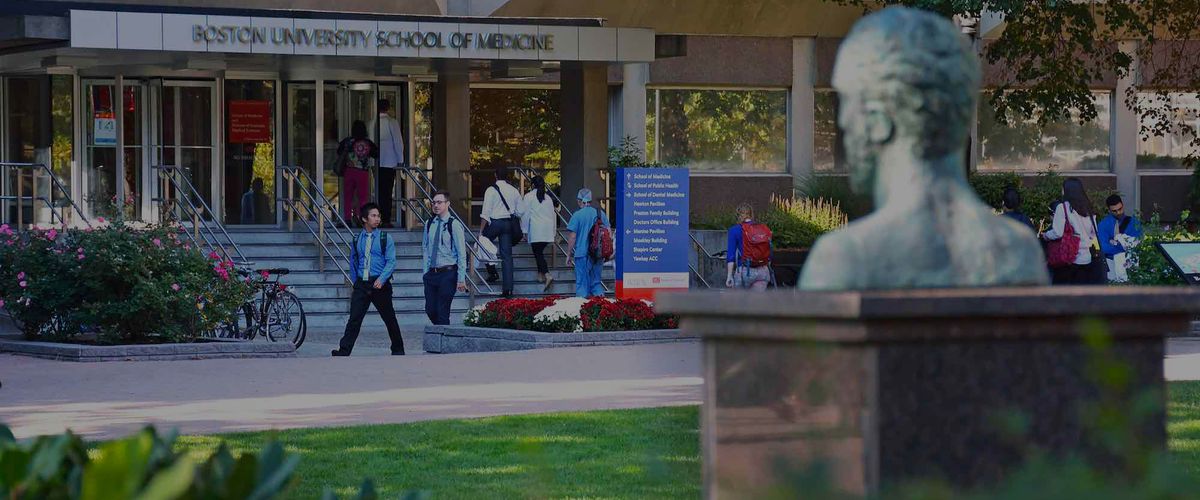 Front of the BU School of Medicine Building