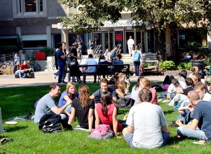 BUSM Students on grass BBQ-BUSM-2012_16-636x464