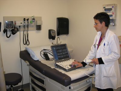 Patient care - picture of exam room